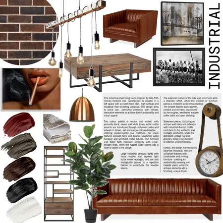 Industrial Interior Design Mood Board by Antonia2208 on Style Sourcebook