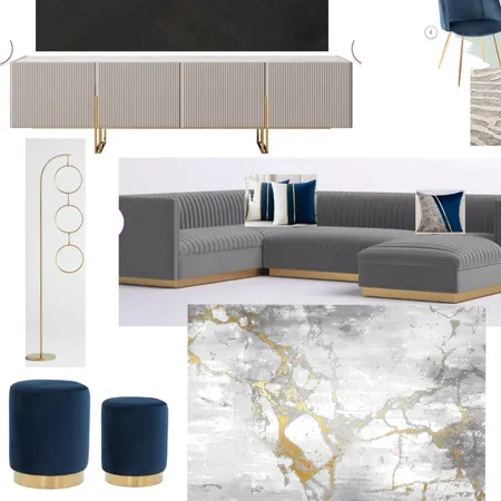 living room Interior Design Mood Board by LUX WEST I.D. on Style Sourcebook