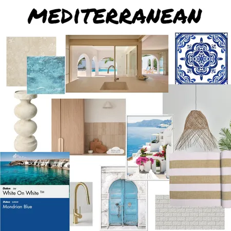 Mediterranean Interior Design Mood Board by staycation on Style Sourcebook