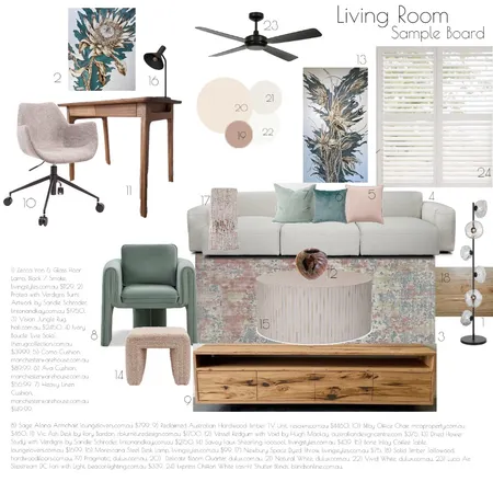 Living Room Townhouse Modern Interior Design Mood Board by LaurenInglis on Style Sourcebook