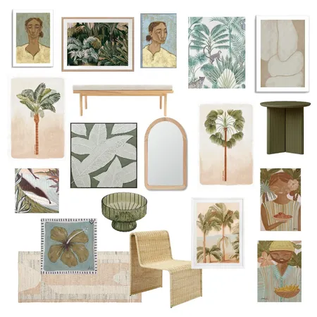 Muted Jungle Interior Design Mood Board by erinmorgan__ on Style Sourcebook