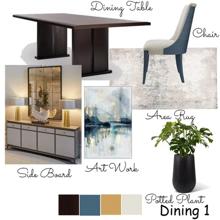 Dining 1 Interior Design Mood Board by Oeuvre Designs 2 on Style Sourcebook