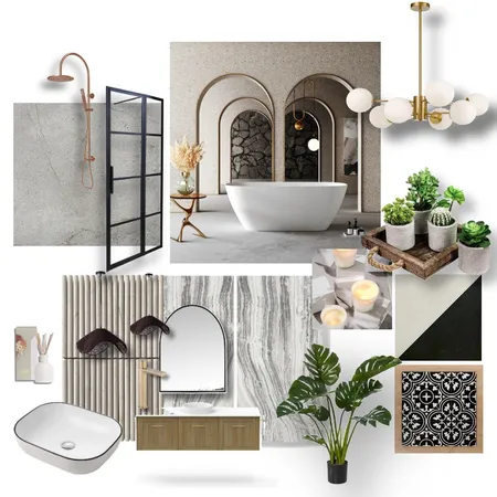 Bathroom Moodboard Interior Design Mood Board by Sheena Patel on Style Sourcebook