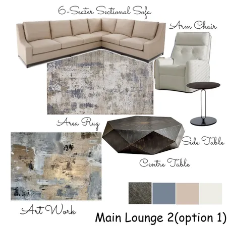 Main LOUNGE 2 Interior Design Mood Board by Oeuvre Designs 2 on Style Sourcebook
