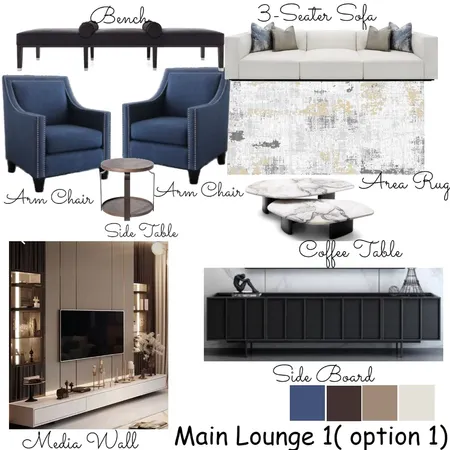 main lounge Interior Design Mood Board by Oeuvre Designs 2 on Style Sourcebook