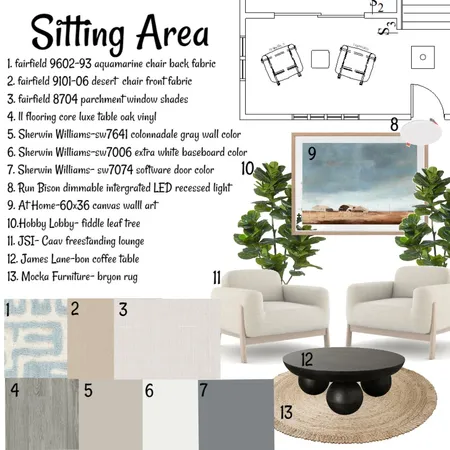 Sitting Area Interior Design Mood Board by CourtneyJW on Style Sourcebook