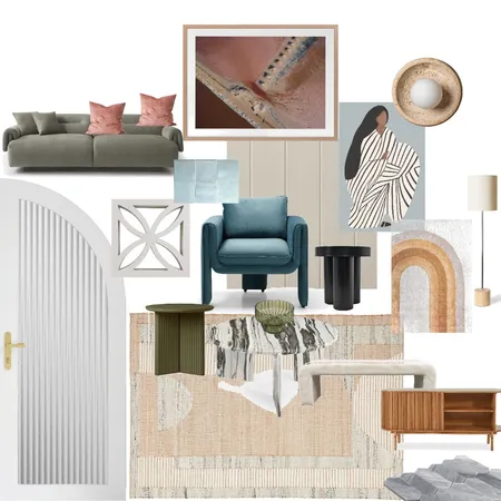 1st board (living area for a beach house) Interior Design Mood Board by no9ha on Style Sourcebook