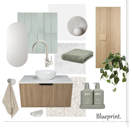 Verde Bathroom Interior Design Mood Board by Blueprint Interior Design on Style Sourcebook