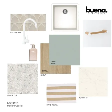 Laundry - Modern Coastal Interior Design Mood Board by Buena Vista Design on Style Sourcebook