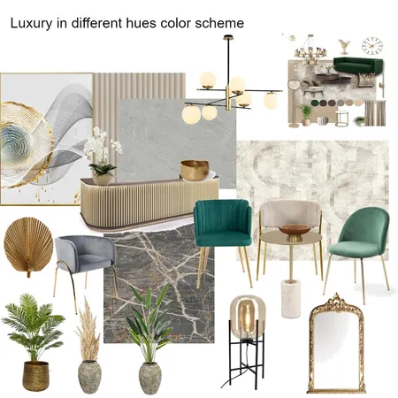 Luxury in different Hues Color Scheme Mood board 2 SA-Mobile Telecommunications Interior Design Mood Board by Asma Murekatete on Style Sourcebook