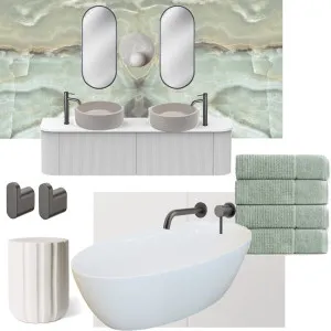 Dulux Bryophyte Inspiration Interior Design Mood Board by Sarah Bragias on Style Sourcebook