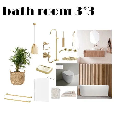 bath room 3*3 Interior Design Mood Board by sultana on Style Sourcebook