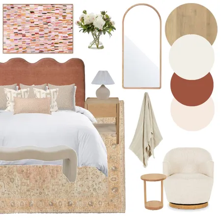 Scallop Bedroom Interior Design Mood Board by Eliza Grace Interiors on Style Sourcebook