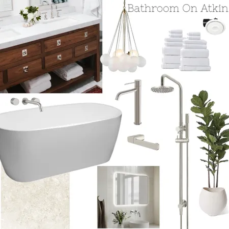 Bathroom On Atkin Ave Interior Design Mood Board by Natalie Holland on Style Sourcebook