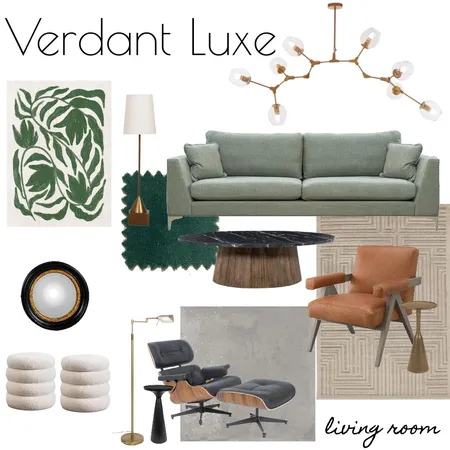 VERDANT LUXE - Living room Interior Design Mood Board by RLInteriors on Style Sourcebook