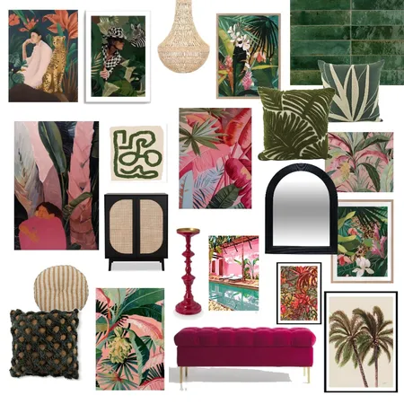 Rich Jungle Interior Design Mood Board by erinmorgan__ on Style Sourcebook