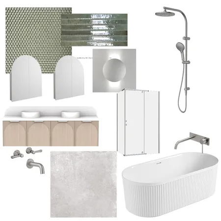 Main Bathroom Interior Design Mood Board by kirsty.cugliari@hotmail.com on Style Sourcebook