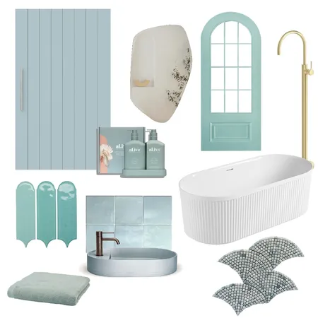Milk blue Interior Design Mood Board by cherub on Style Sourcebook