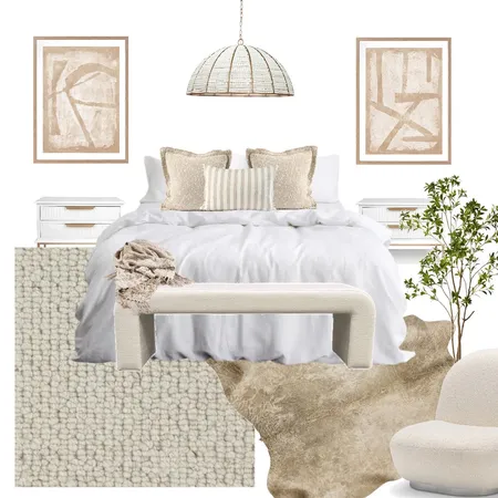 FX Neutral Master Bed Interior Design Mood Board by Five Files Design Studio on Style Sourcebook