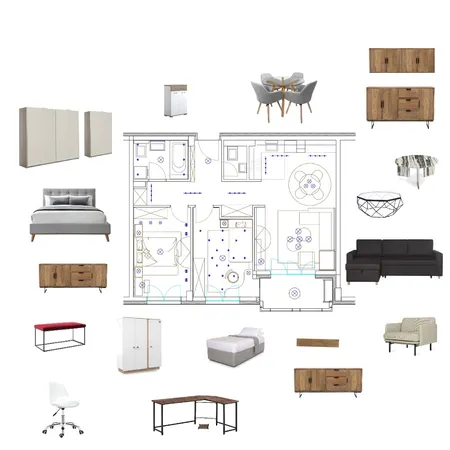 Raspored namestaja Interior Design Mood Board by Creative on Style Sourcebook