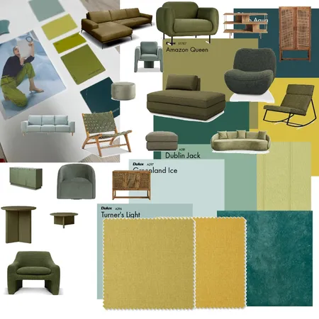 green 1 Interior Design Mood Board by icydora on Style Sourcebook