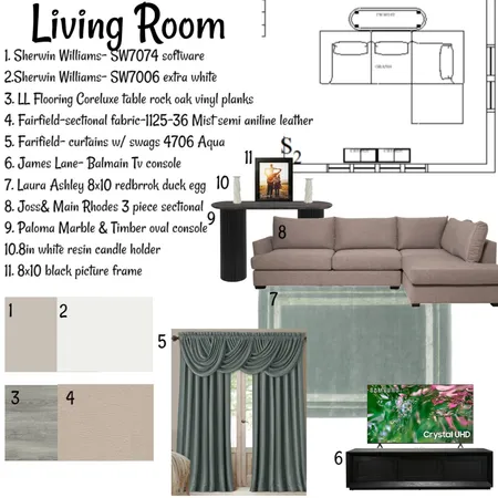 Living Room Interior Design Mood Board by CourtneyJW on Style Sourcebook