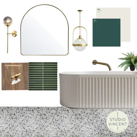 Family bathroom Interior Design Mood Board by Studio Vincent on Style Sourcebook