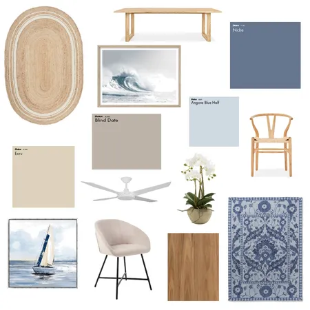 Hamptons - Dining room Interior Design Mood Board by Melanie06 on Style Sourcebook