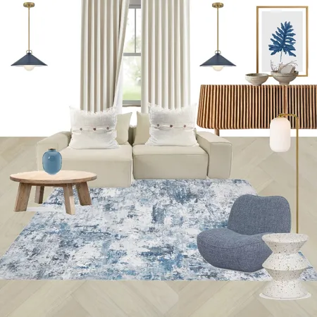 Revive Cato Blue Interior Design Mood Board by Unitex Rugs on Style Sourcebook