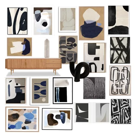 Browns and blues abstract Interior Design Mood Board by erinmorgan__ on Style Sourcebook