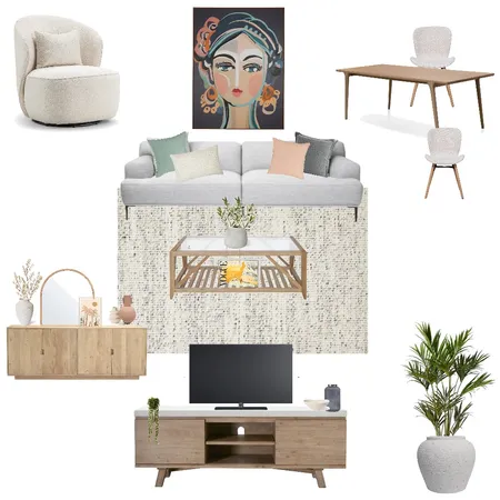 Tanya Living/Dining Moodboard Interior Design Mood Board by Amanda Lee Interiors on Style Sourcebook