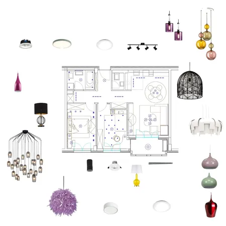 Raspored rasvete Interior Design Mood Board by Creative on Style Sourcebook
