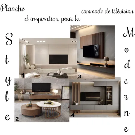 commode de tv Interior Design Mood Board by fatoumi on Style Sourcebook
