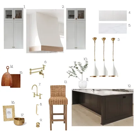 Sample Board-Kitchen Interior Design Mood Board by Shanina94 on Style Sourcebook