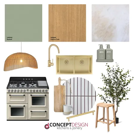 Green Kitchen Interior Design Mood Board by Concept Design Kitchens & Joinery on Style Sourcebook