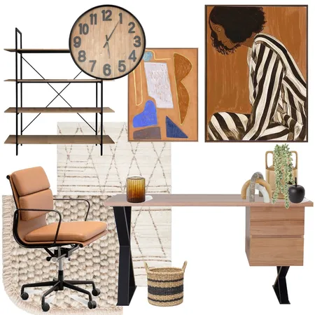 Modernist Vibes Workspace Interior Design Mood Board by Stylespace Home on Style Sourcebook