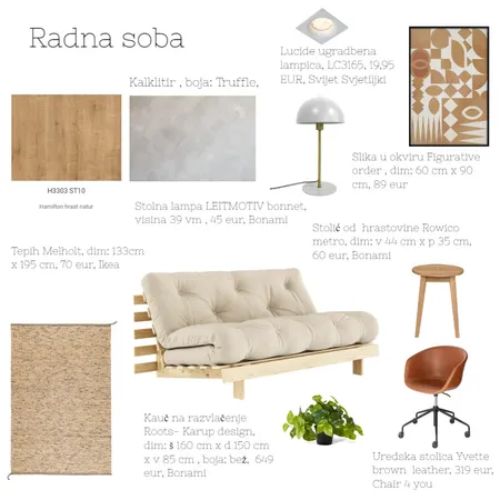 Radna soba Tramontana Interior Design Mood Board by acikovic on Style Sourcebook