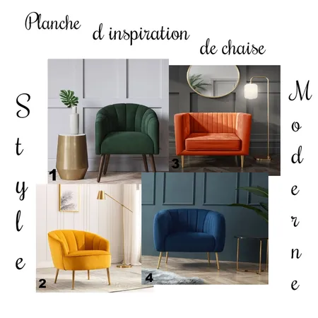 planche moderne de chaise Interior Design Mood Board by fatoumi on Style Sourcebook