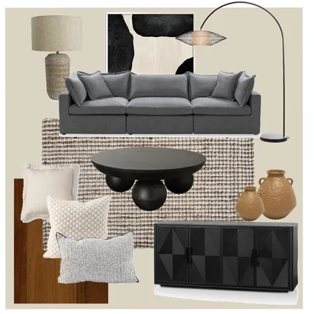 Neutral Lounge Interior Design Mood Board by P A L O M A on Style Sourcebook
