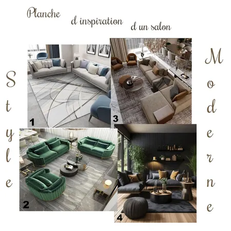 salon style moderne Interior Design Mood Board by fatoumi on Style Sourcebook