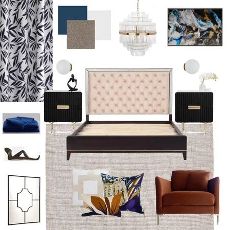 Master bedroom Interior Design Mood Board by CW Curations on Style Sourcebook