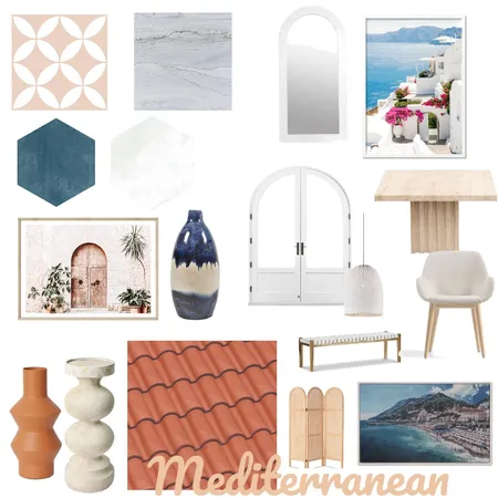 Mediterranean Interior Design Mood Board by kdisch on Style Sourcebook
