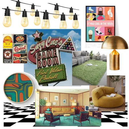 50s youth room Interior Design Mood Board by darcievoorhees on Style Sourcebook