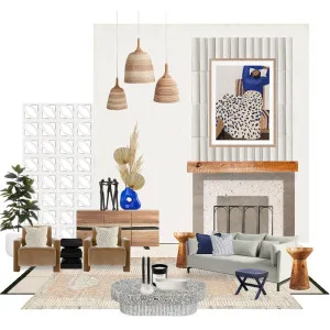 Living room Tropical style with an electric blue accents Interior Design Mood Board by Victoria NC on Style Sourcebook