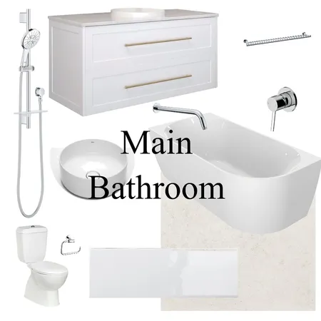 Main bathroom Interior Design Mood Board by GeorgiaJames on Style Sourcebook