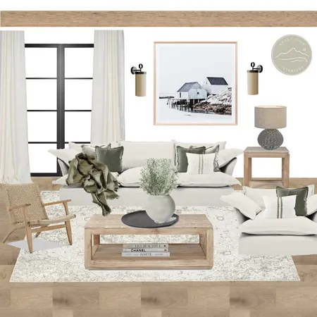 Transitional meets sophisticated coastal lounge Interior Design Mood Board by Rockycove Interiors on Style Sourcebook