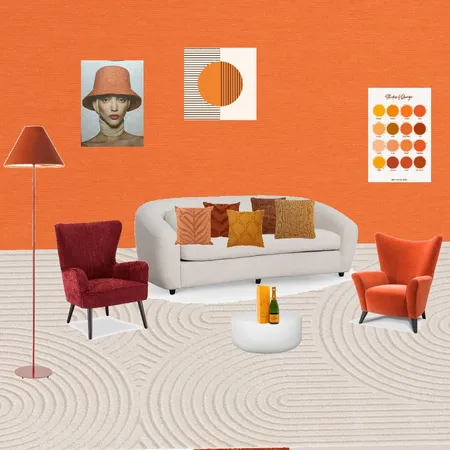Orange interior 2 Interior Design Mood Board by olga_shakina@yahoo.com on Style Sourcebook