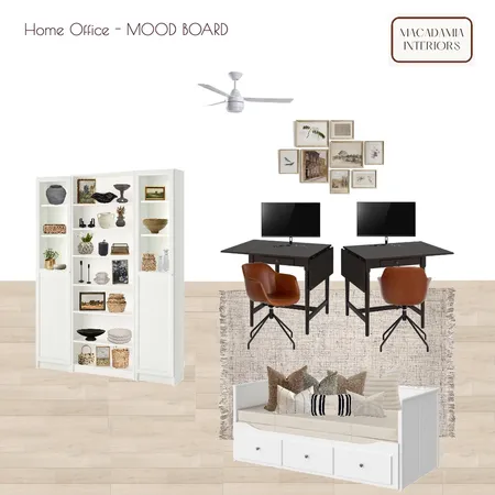 Home Office (White Billy combo) Interior Design Mood Board by Casa Macadamia on Style Sourcebook
