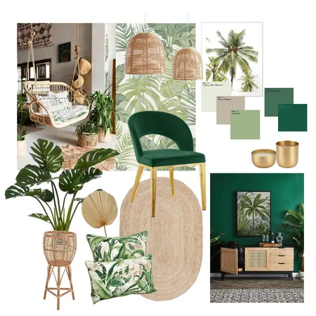 Tropical Interior Design Mood Board by AngieWard on Style Sourcebook