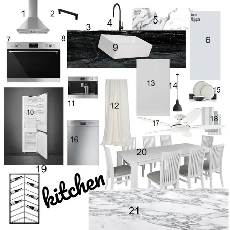 kitchen sample board Interior Design Mood Board by rtetzlaff70@gmail.com on Style Sourcebook